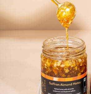 Saffron & Almond Honey