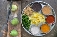 Aam kasundi ingredients