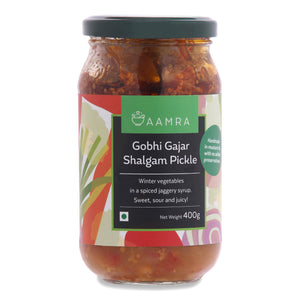 Seasonal Pickle Combo- Gobhi Gajar Shalgam & Stuffed Red Chilli Pickle