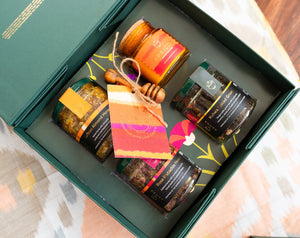 Kesar Gulab Honey Box - set of 4