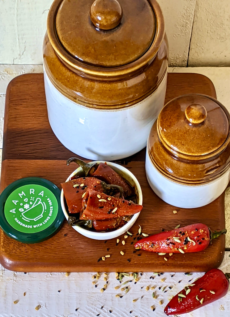 Stuffed red Chilli Pickle | Best Chilli Pickle Buy | Pickles online ...